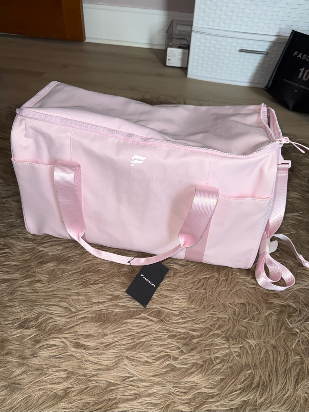 New Fabletics The Convertible Tote Soft Pink O/S